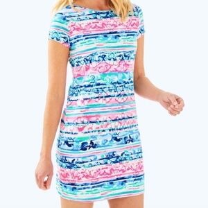 Lilly Pulitzer Marlowe Dress L "A wave from it all"